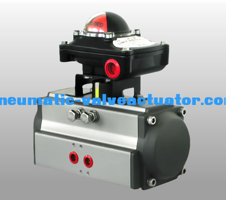Pneumatic Operated Double Action Rotary Actuator Low Friction For Control Valves