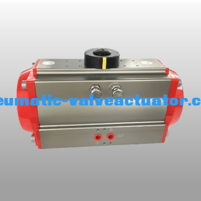 Aluminium Rotary Stroke Rack And Pinion Pneumatic Actuator With ISO 5211 Mounting
