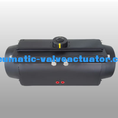 AT Series Pneumatic Rack And Pinion Actuator Double Action Spring Return OEM Color